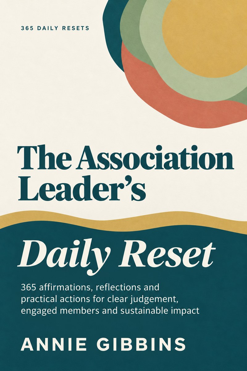 Cover of The Association Leader's Daily Reset by Annie Gibbins