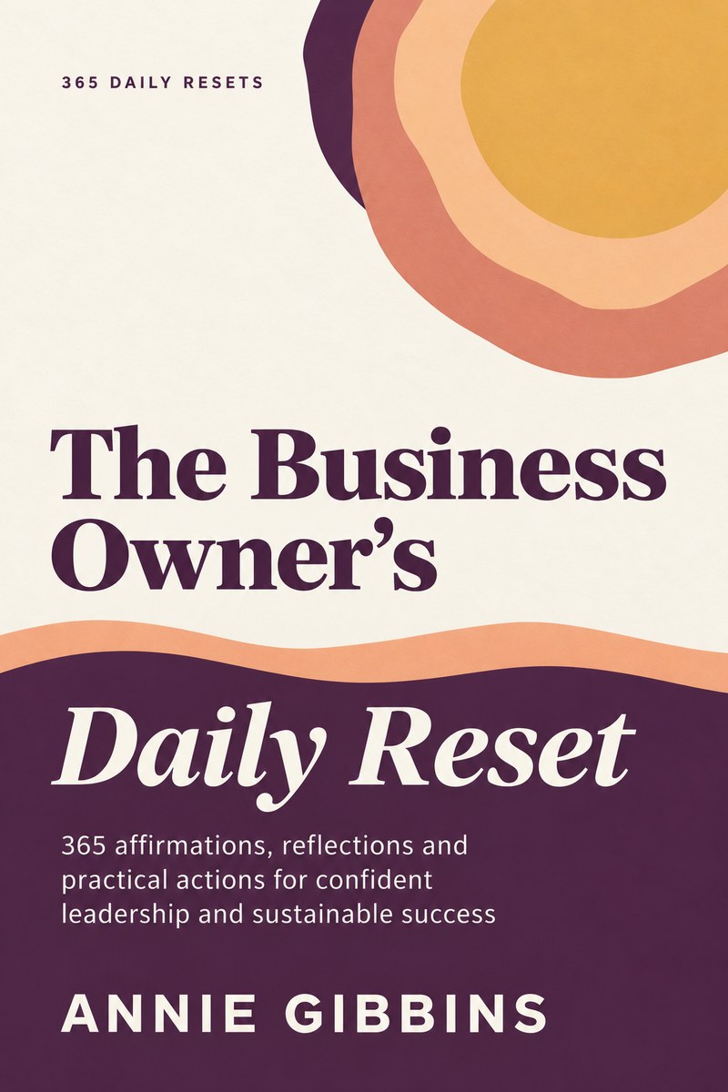 Cover of The Business Owner's Daily Reset by Annie Gibbins